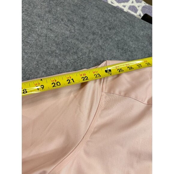 Banana Republic Dress Shirt Women 14 Pink Cotton Tailored Fit Long Sleeve Formal - Picture 5 of 8